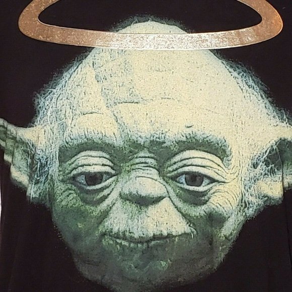 Vintage Angel Yoda T Shirt - Picture 2 of 4